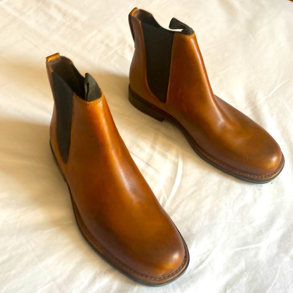 NEW Timberland 11 1/2 tan men’s waterproof boots